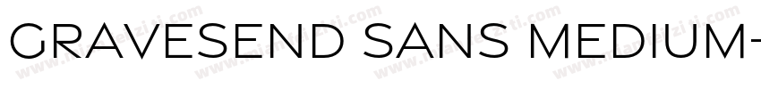Gravesend Sans Medium字体转换